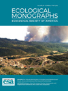 ECOLOGICAL MONOGRAPHS雜志封面